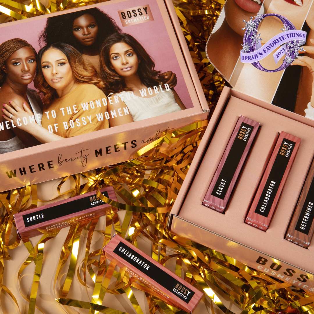 Oprah's Favorite Things 2023: THE WONDERFUL WORLD OF BOSSY WOMEN 5 LUXE LIQUID LIPSTICK SET