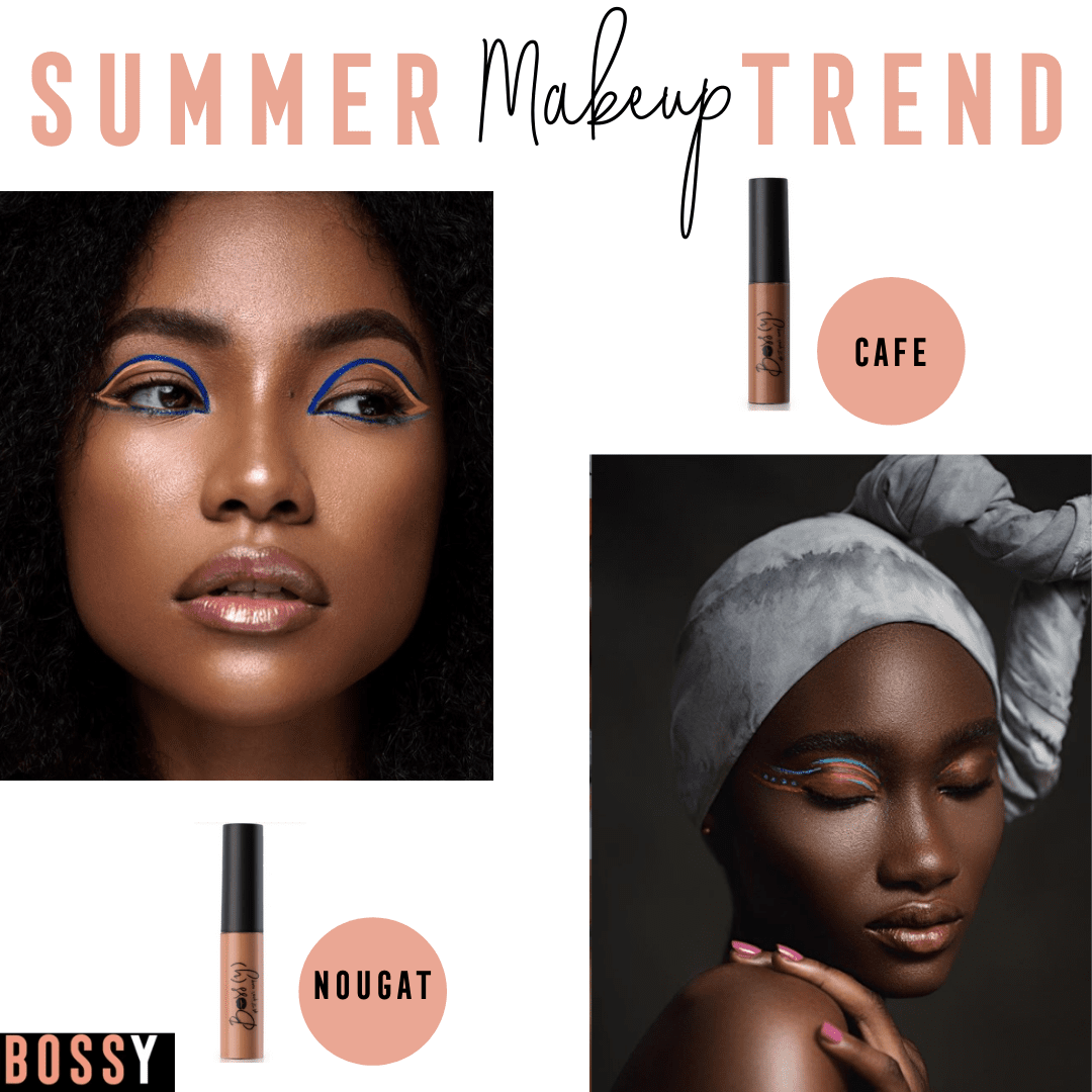 Summer Makeup Trend: Graphic Liner & Lip gloss