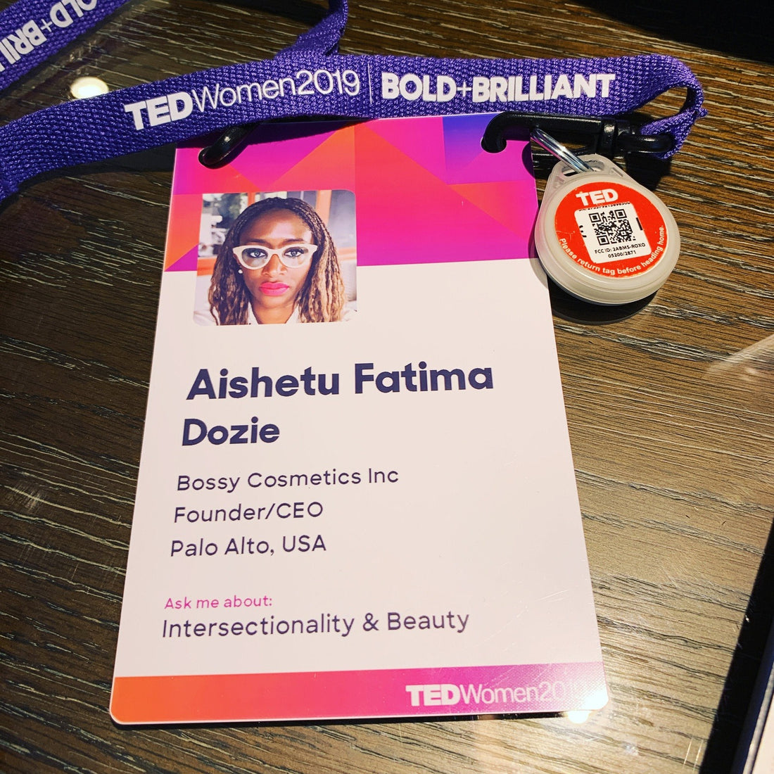 Bold + Brilliant:  My time at #TEDWomen2019