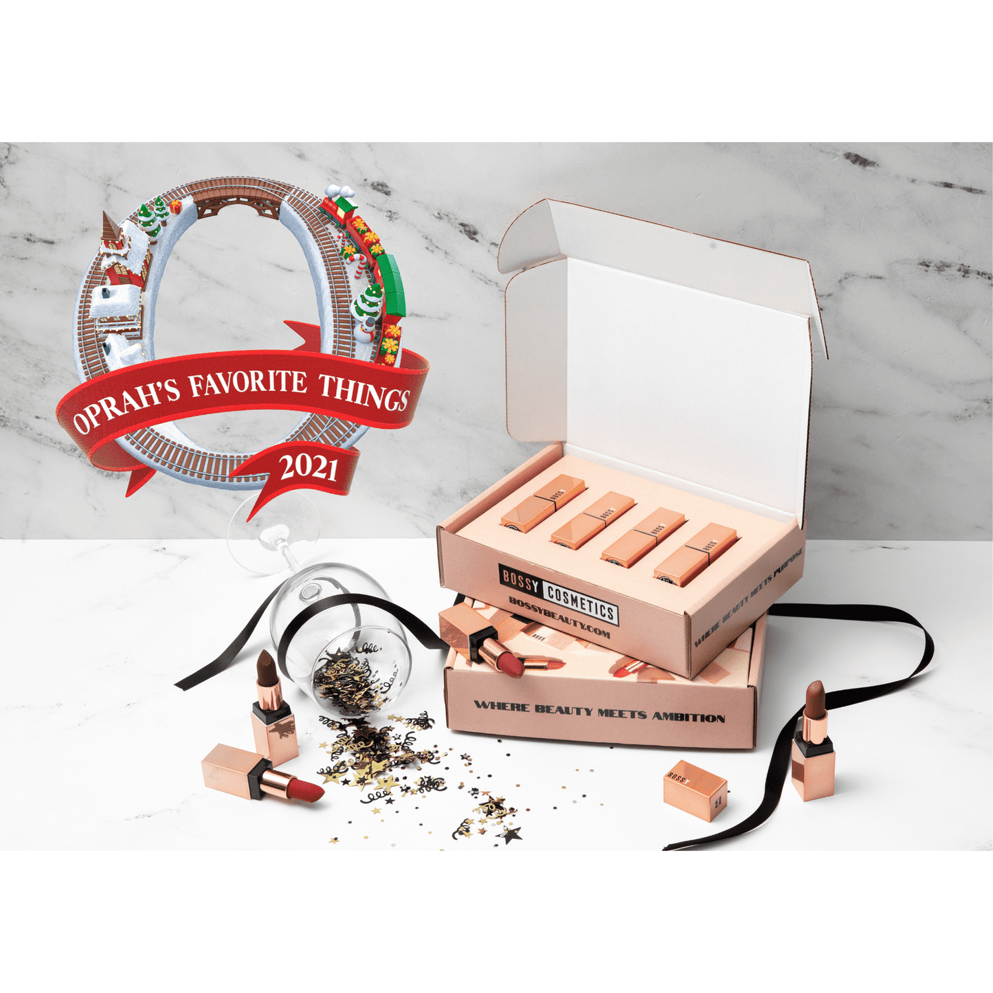 Favorite Things 2021: Four-Lipstick Luxe Gift Set bossy-cosmetics-inc